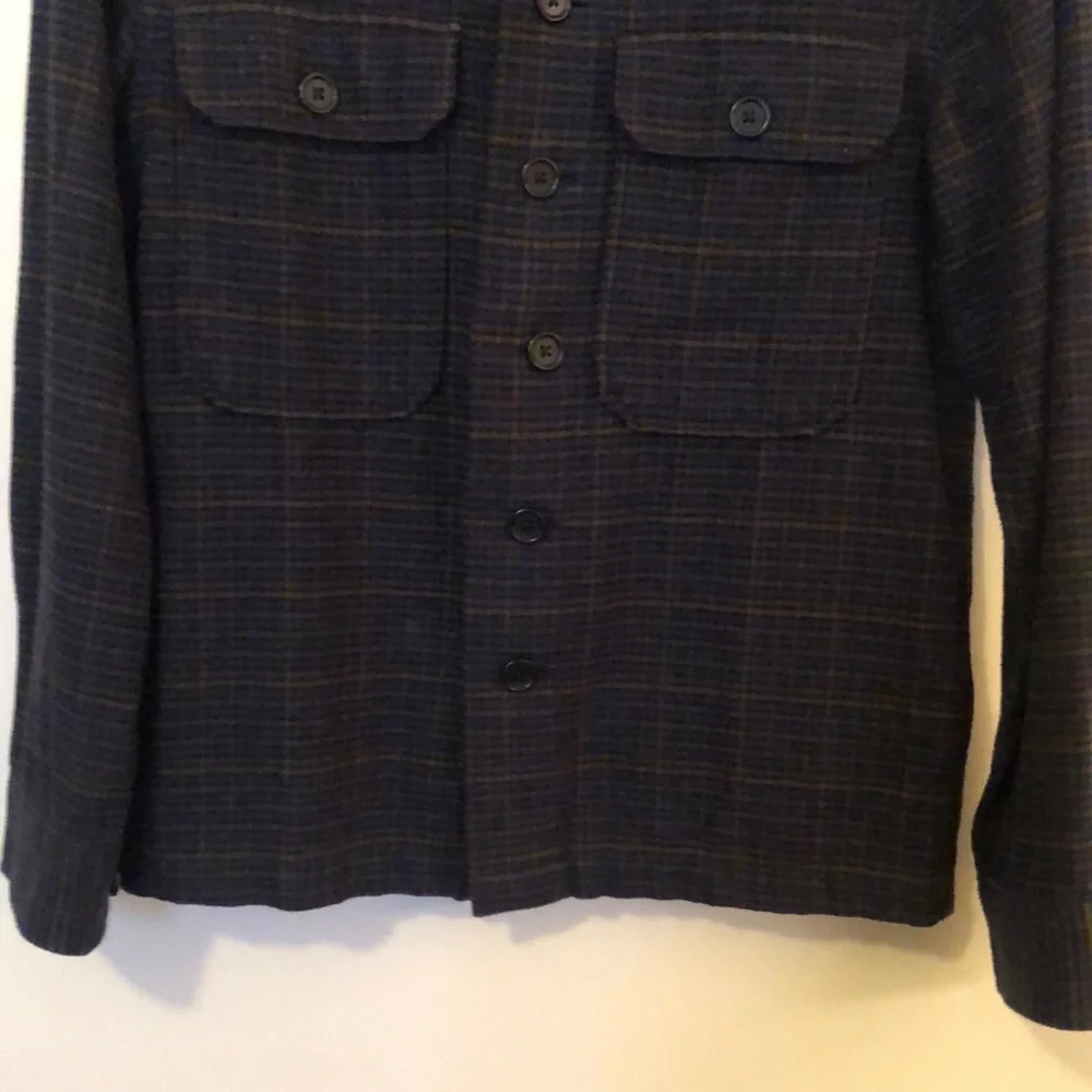 BANANA REPUBLIC HEAVY FLANNEL SHIRT JACKET